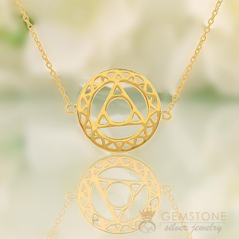 14kt Yellow Gold -Throat Chakra Choker